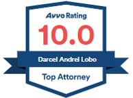 Avvo Rating 10.0 - Darcel Andrel Lobo