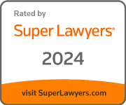 Rated by | Super Lawyers | 2024 | visit SuperLawyers.com